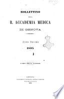 Bollettino della R. Accademia medica di Genova