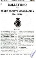 Bollettino della Reale Società geografica italiana