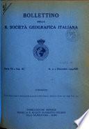 Bollettino della Reale Società geografica italiana