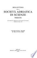 Bollettino della Società adriatica di scienze naturali in Trieste