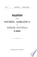 Bollettino della Società Adriatica di Scienze Naturali in Trieste
