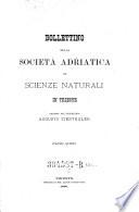Bollettino della Società Adriatica di Scienze Naturali in Trieste