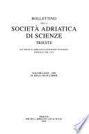Bollettino della Società adriatica di scienze naturali in Trieste