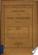 Bollettino della Società antischiavista d'Italia
