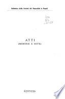 Bollettino della Società dei naturalisti in Napoli
