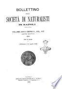 Bollettino della Società di naturalisti in Napoli