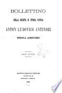 Bollettino della Società di storia patria Anton Ludovico Antinori negli Abruzzi