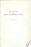 Bollettino della Società entomologica italiana