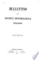 Bollettino della Società entomologica italiana