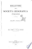 Bollettino della Società geografica italiana