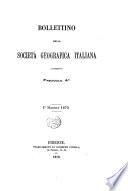 Bollettino della Società geografica italiana