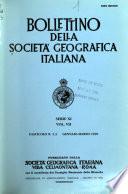 Bollettino della Società geografica italiana