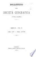 Bollettino della Società geografica italiana