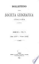 Bollettino della Società geografica italiana