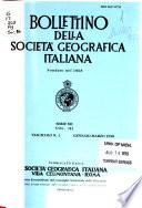 Bollettino della Società geografica italiana