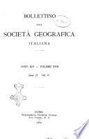 Bollettino della Società geografica italiana