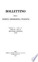 Bollettino della Società geografica italiana