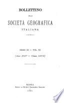 Bollettino della Società geografica italiana