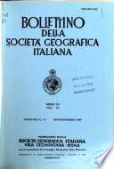 Bollettino della Società geografica italiana