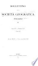 Bollettino della Società geografica italiana