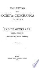 Bollettino della Società geografica italiana