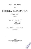 Bollettino della Società geografica italiana