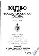 Bollettino della Società geografica italiana