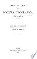 Bollettino della Società geografica italiana