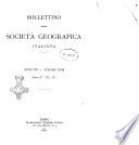 Bollettino della Società geografica italiana