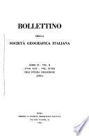 Bollettino della Società geografica italiana