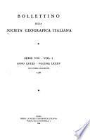 Bollettino della Società geografica italiana