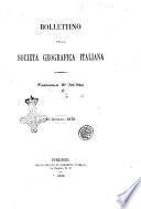 Bollettino della Società geografica italiana