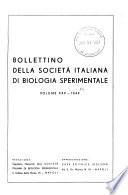 Bollettino della Società italiana di biologia sperimentale