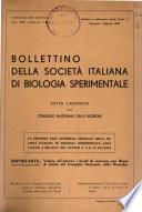 Bollettino della Società italiana di biologia sperimentale