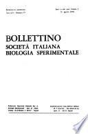 Bollettino della Società italiana di biologia sperimentale