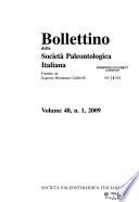 Bollettino della Società paleontologica italiana