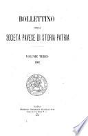 Bollettino della società pavese di storia patria