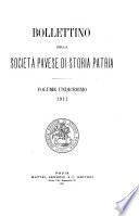 Bollettino della Società pavese di storia patria