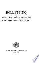 Bollettino della Società piemontese di archeologia e di belle arti