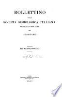 Bollettino della Società sismologica italiana