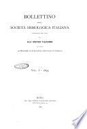 Bollettino della Società sismologica italiana