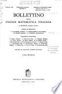 Bollettino della Unione matematica italiana