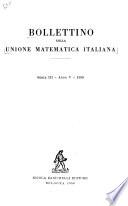 Bollettino della Unione matematica italiana
