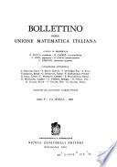 Bollettino della Unione matematica italiana