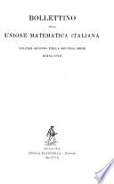 Bollettino della Unione matematica italiana