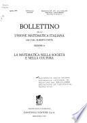 Bollettino della Unione matematica italiana