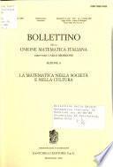 Bollettino della Unione matematica italiana