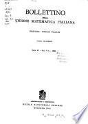 Bollettino Della Unione Matematica Italiana