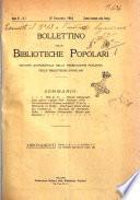 Bollettino delle biblioteche popolari