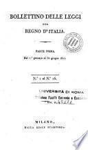 Bollettino delle leggi del Regno d'Italia